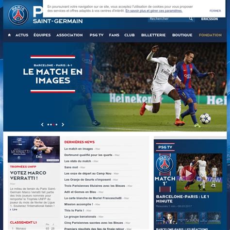 paris sg site officiel